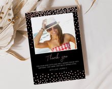 Rose Gold Birthday Thank You Cards