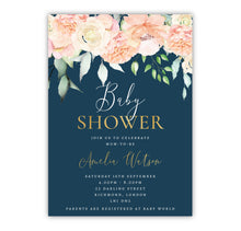 Sweet Florals Baby Shower Invitations