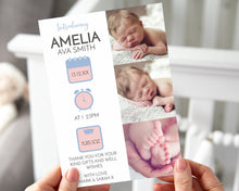 Sweet Pastels Pink Birth Announcement
