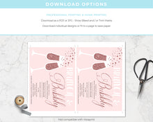 Cheers Brunch & Bubbly Bridal Shower Invitation