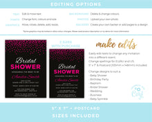Dotty Bridal Shower Invitations