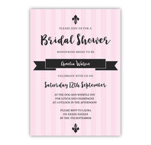 Pastel Pink Bridal Shower Invitations