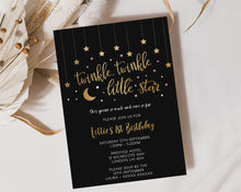 Twinkle Little Star 1st Birthday Invitations