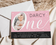 Darcy 1st Birthday Invitations