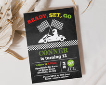 Go Karting Birthday Invitations
