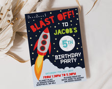 Space Birthday Invitations