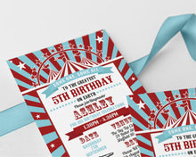 Circus Birthday Invitations