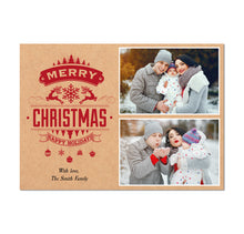 Kraft Christmas Holiday Cards