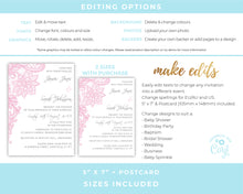Floral Lace Wedding Invitations