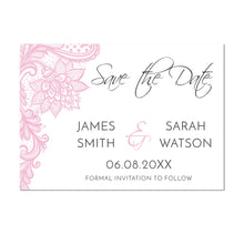 Floral Lace Save the Date