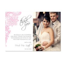 Floral Lace Wedding Thank You