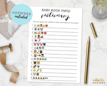 Baby Book Emoji Quiz Baby Shower Game