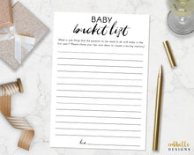 Baby Bucket List Card
