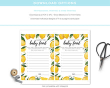 Baby Food Guessing Game