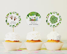 Dinosaur Baby Shower Cupcake Toppers